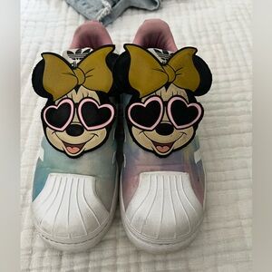 Little Girls Originals Superstar 360 X Minnie Mouse Slip-On Casual Sneakers
